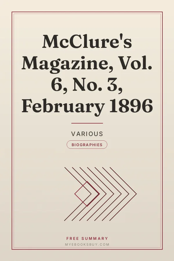 Cover of McClure's Magazine, Vol. 6, No. 3, February 1896