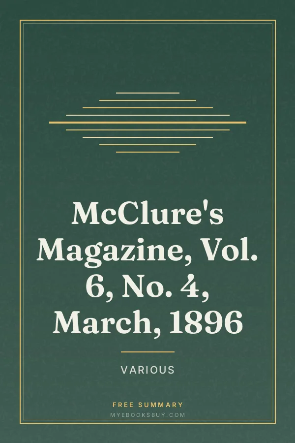Cover of McClure's Magazine, Vol. 6, No. 4, March, 1896