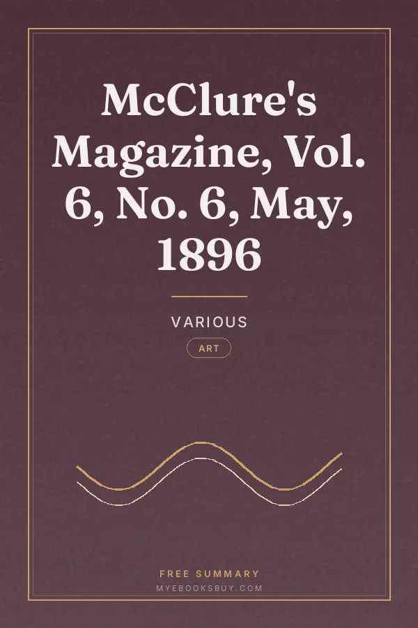 Cover of McClure's Magazine, Vol. 6, No. 6, May, 1896