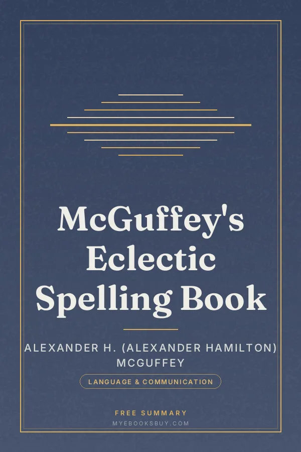 Cover of McGuffey's Eclectic Spelling Book