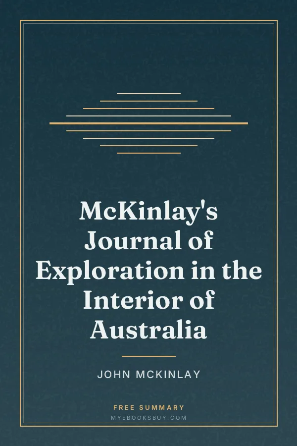 Cover of McKinlay's Journal of Exploration in the Interior of Australia
