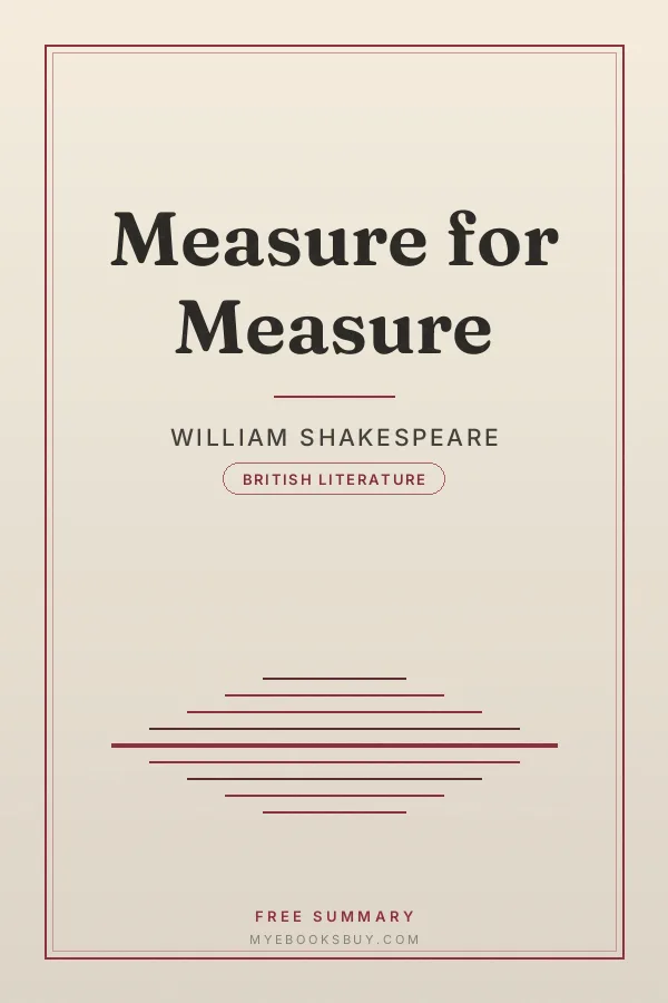 Cover of Measure for Measure