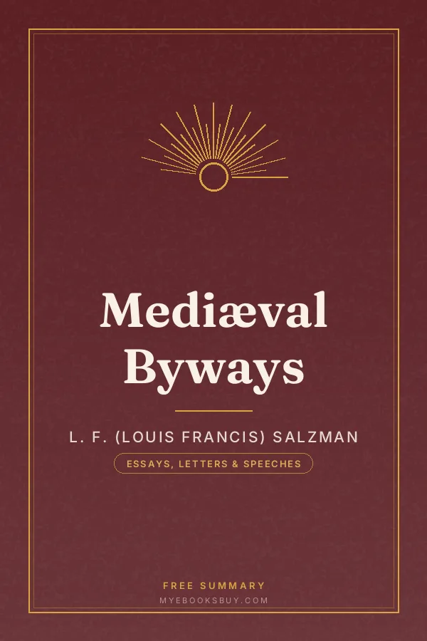 Cover of Mediæval Byways