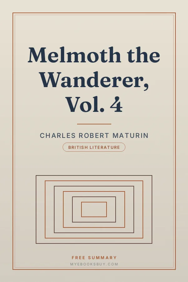 Cover of Melmoth the Wanderer, Vol. 4