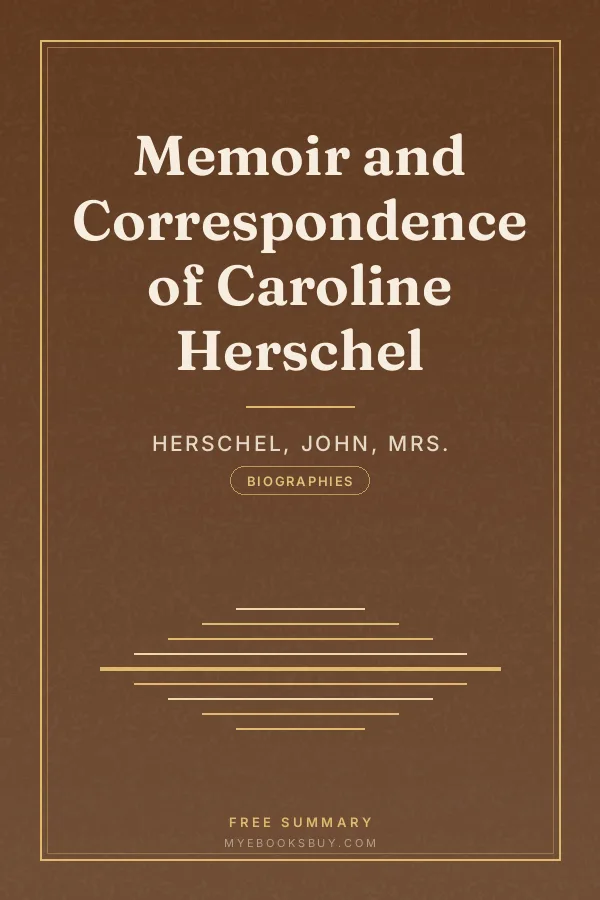 Cover of Memoir and Correspondence of Caroline Herschel