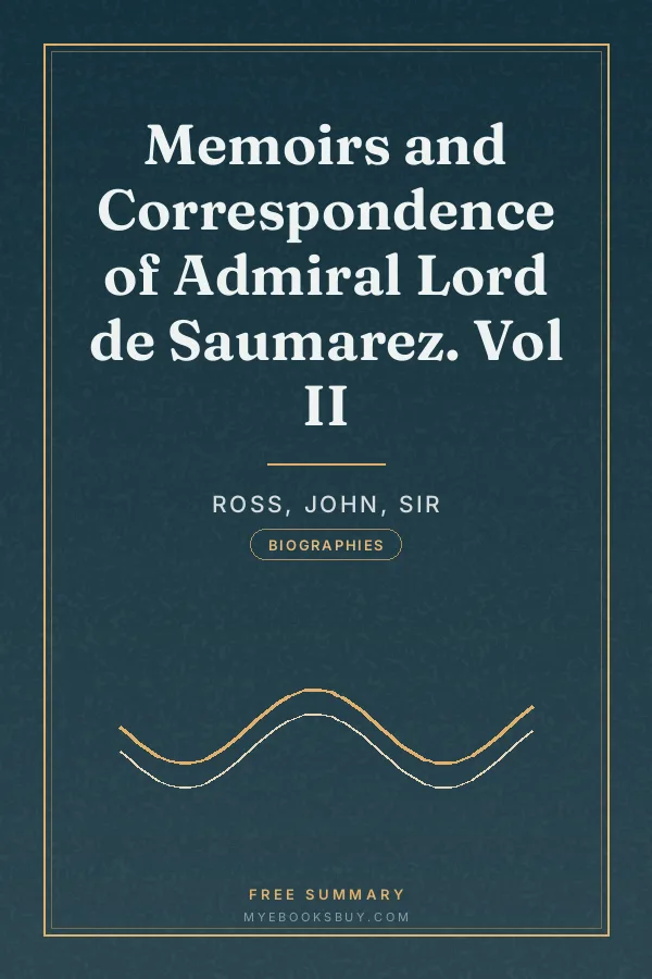 Cover of Memoirs and Correspondence of Admiral Lord de Saumarez. Vol II