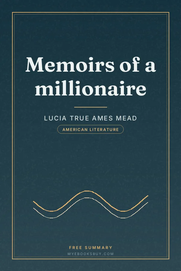 Cover of Memoirs of a millionaire