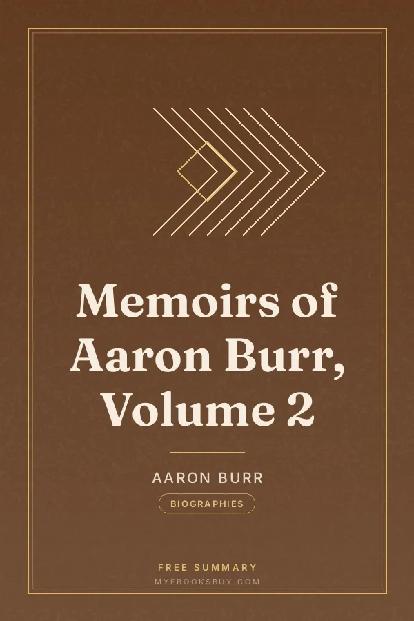 Cover of Memoirs of Aaron Burr, Volume 2