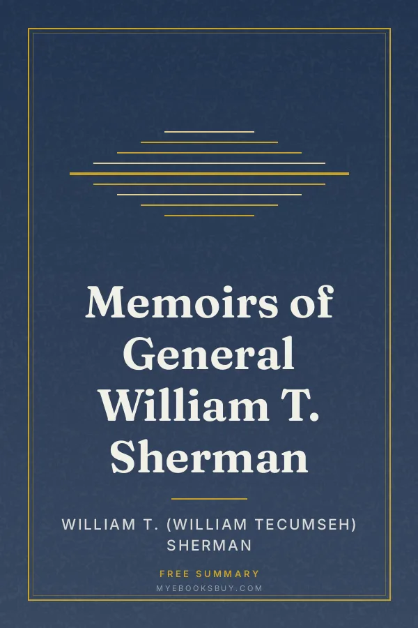 Cover of Memoirs of General William T. Sherman