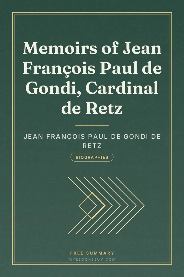 Cover of Memoirs of Jean François Paul de Gondi, Cardinal de Retz