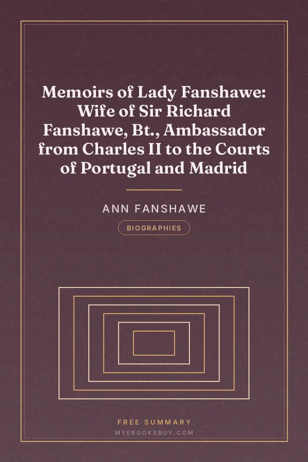 Cover of Memoirs of Lady Fanshawe: Wife of Sir Richard Fanshawe, Bt., Ambassador from Charles II to the Courts of Portugal and Madrid