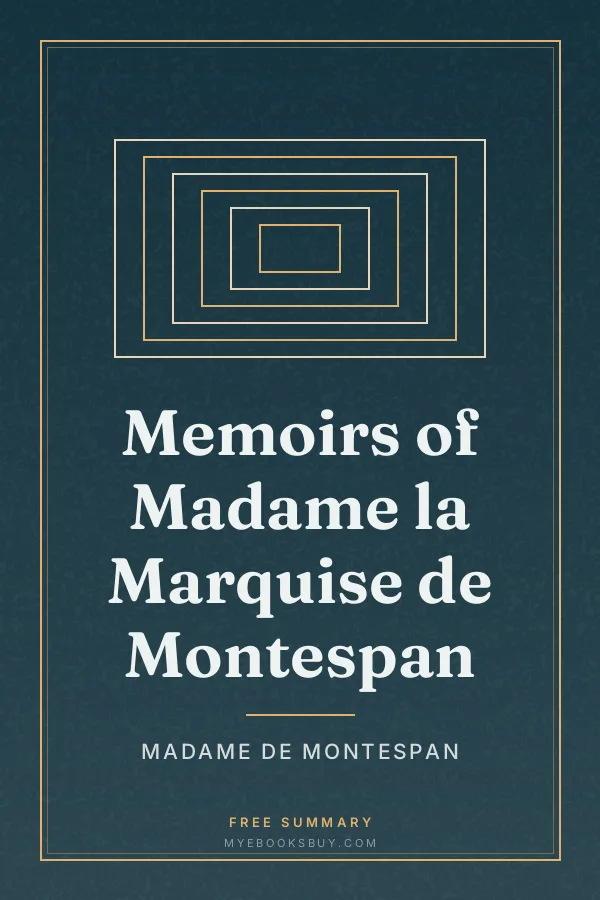 Cover of Memoirs of Madame la Marquise de Montespan