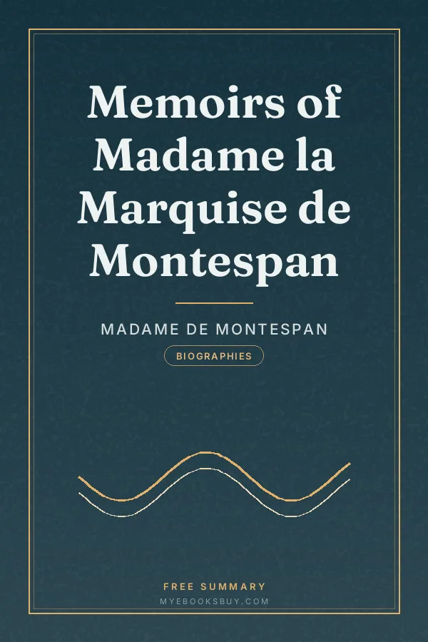 Cover of Memoirs of Madame la Marquise de Montespan