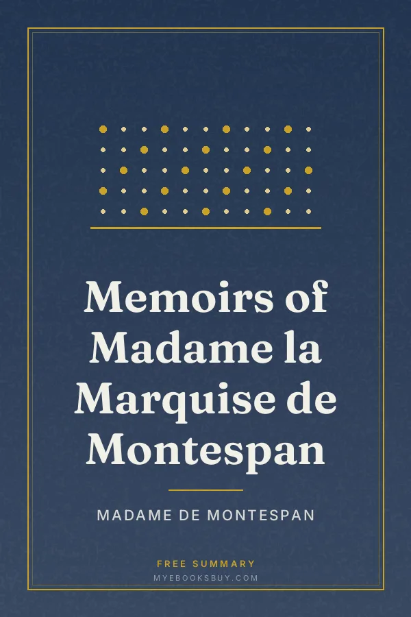 Cover of Memoirs of Madame la Marquise de Montespan