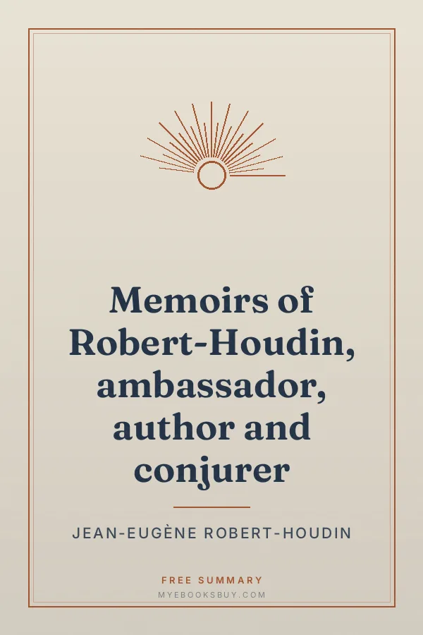 Cover of Memoirs of Robert-Houdin, ambassador, author and conjurer