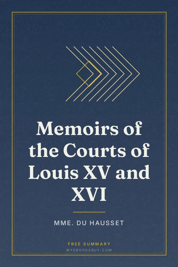 Cover of Memoirs of the Courts of Louis XV and XVI