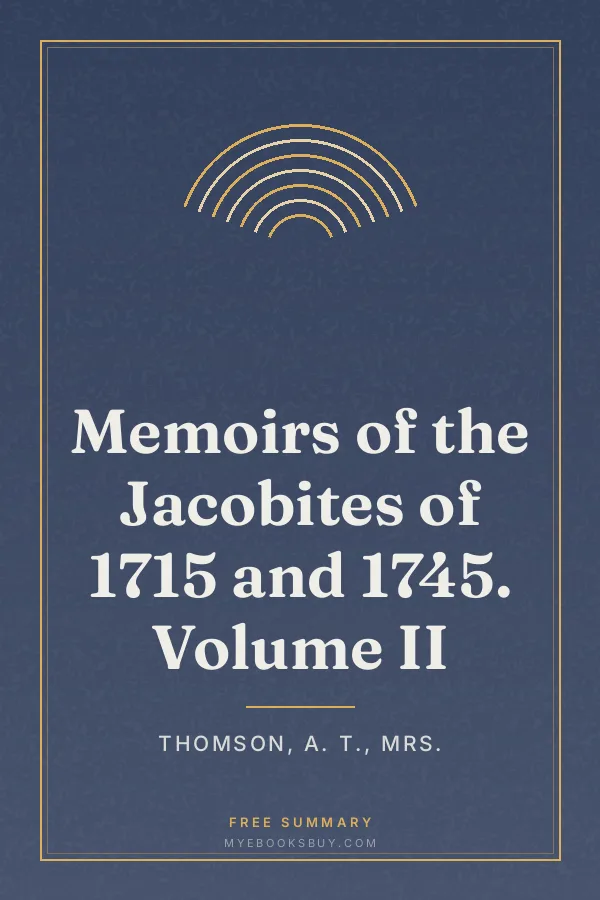 Cover of Memoirs of the Jacobites of 1715 and 1745. Volume II