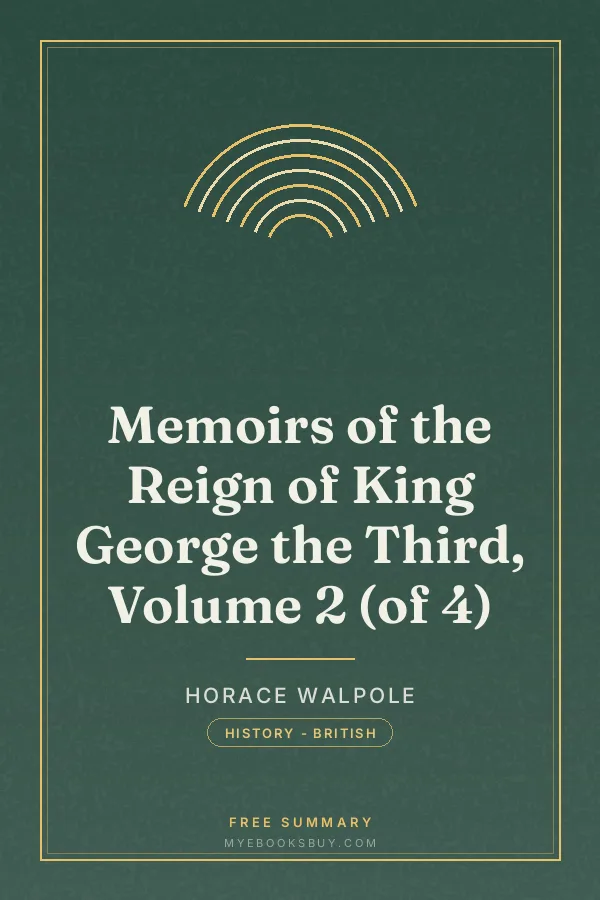 Cover of Memoirs of the Reign of King George the Third, Volume 2 (of 4)
