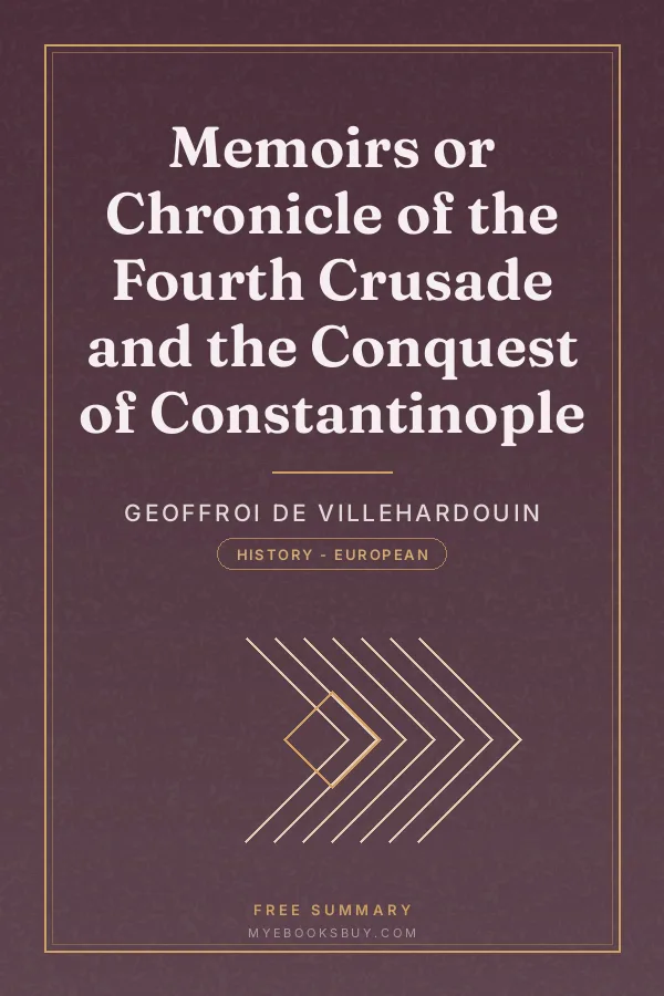 Cover of Memoirs or Chronicle of the Fourth Crusade and the Conquest of Constantinople