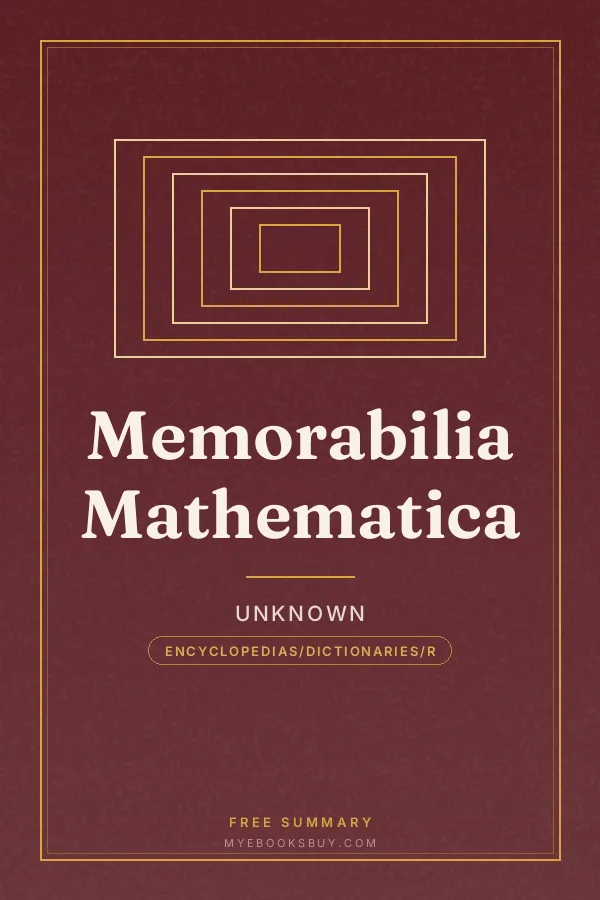Cover of Memorabilia Mathematica