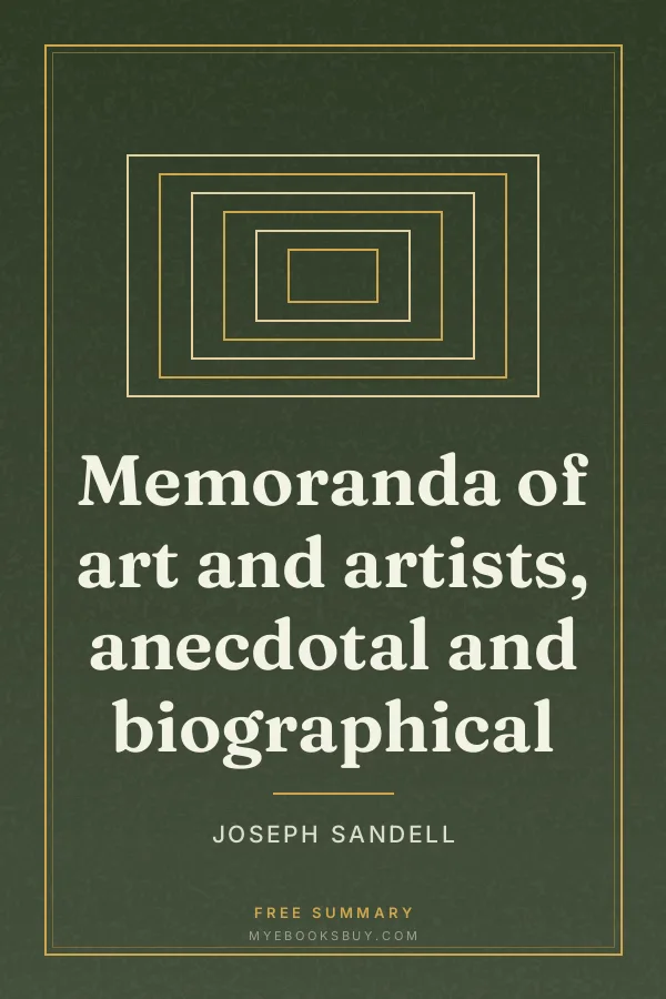 Cover of Memoranda of art and artists, anecdotal and biographical