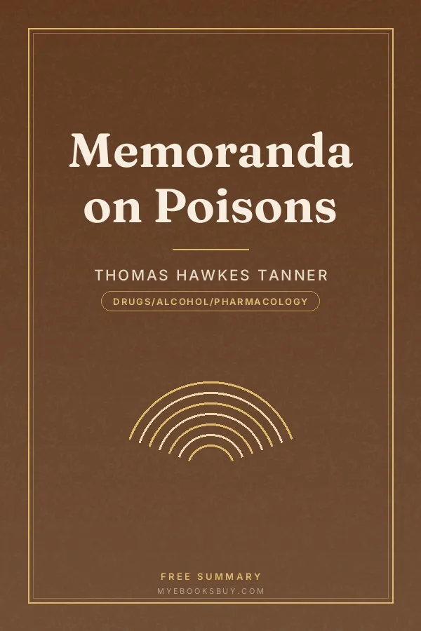 Cover of Memoranda on Poisons