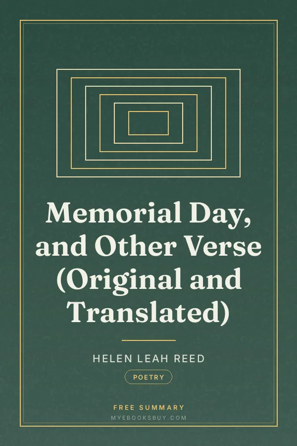 Cover of Memorial Day, and Other Verse (Original and Translated)
