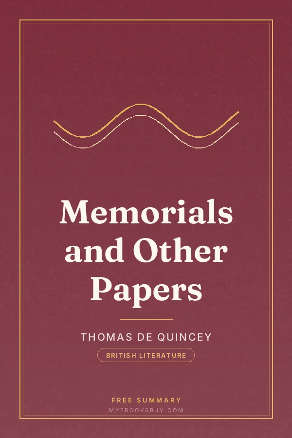 Cover of Memorials and Other Papers