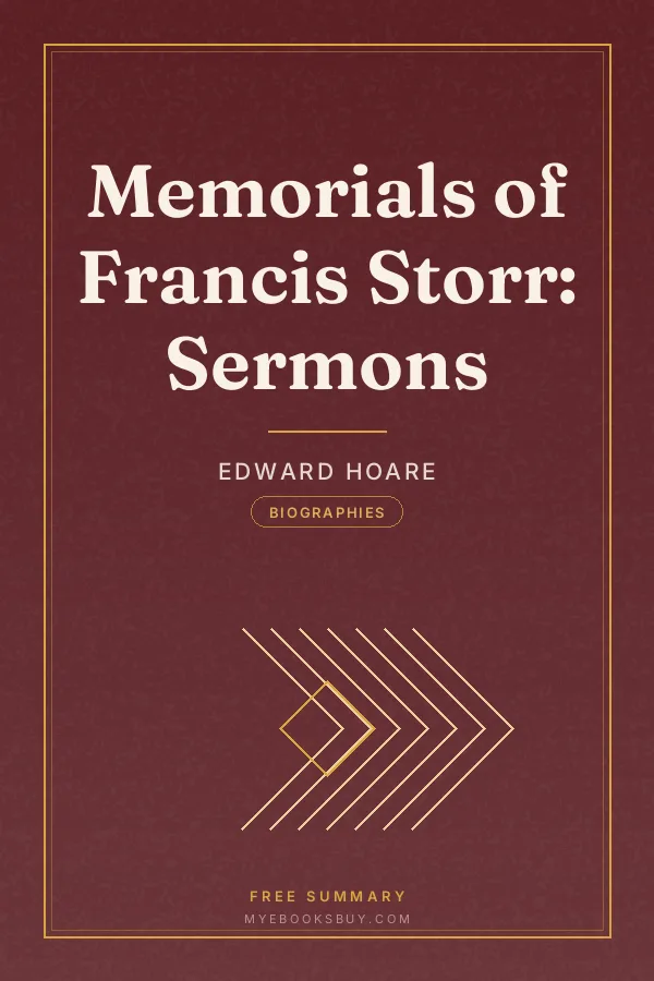 Cover of Memorials of Francis Storr: Sermons