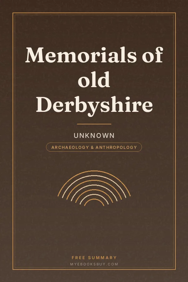 Cover of Memorials of old Derbyshire