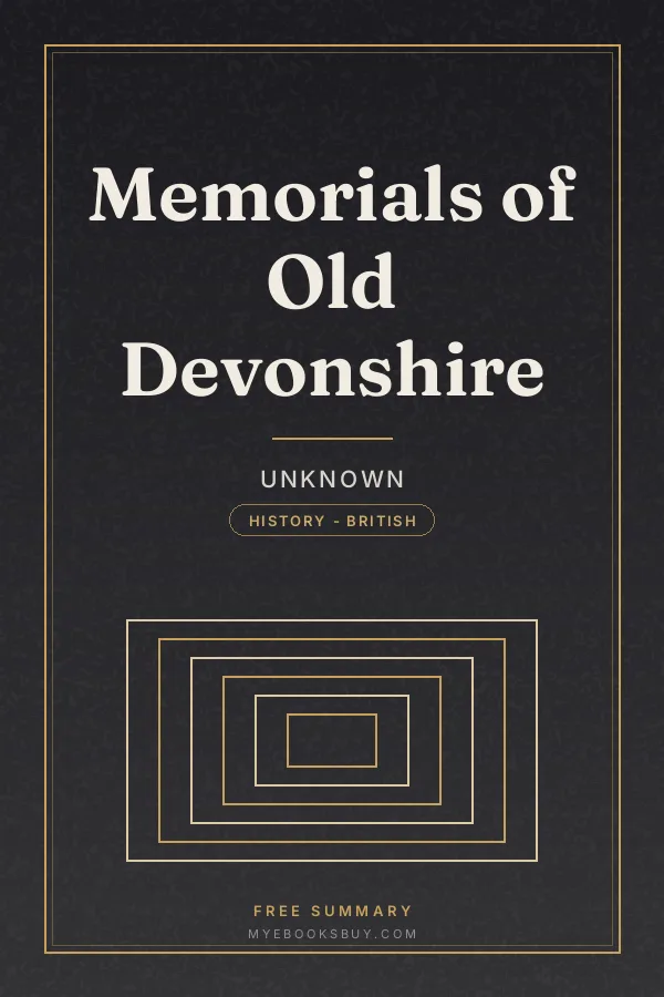 Cover of Memorials of Old Devonshire