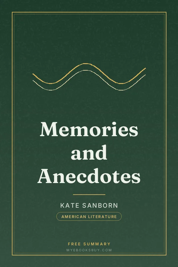 Cover of Memories and Anecdotes