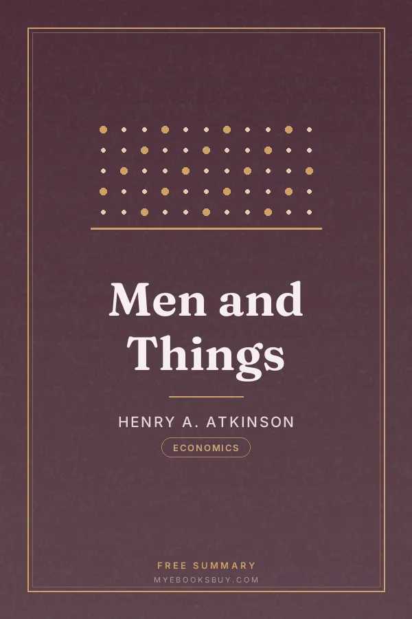 Cover of Men and Things