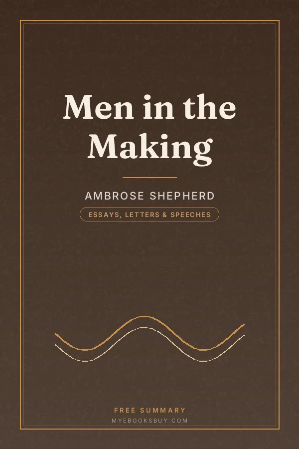 Cover of Men in the Making