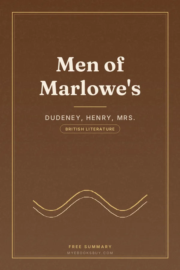 Cover of Men of Marlowe's