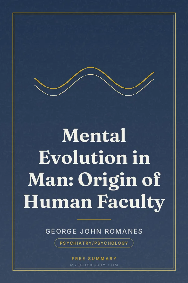 Cover of Mental Evolution in Man: Origin of Human Faculty