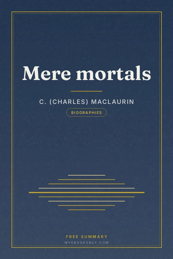 Cover of Mere mortals