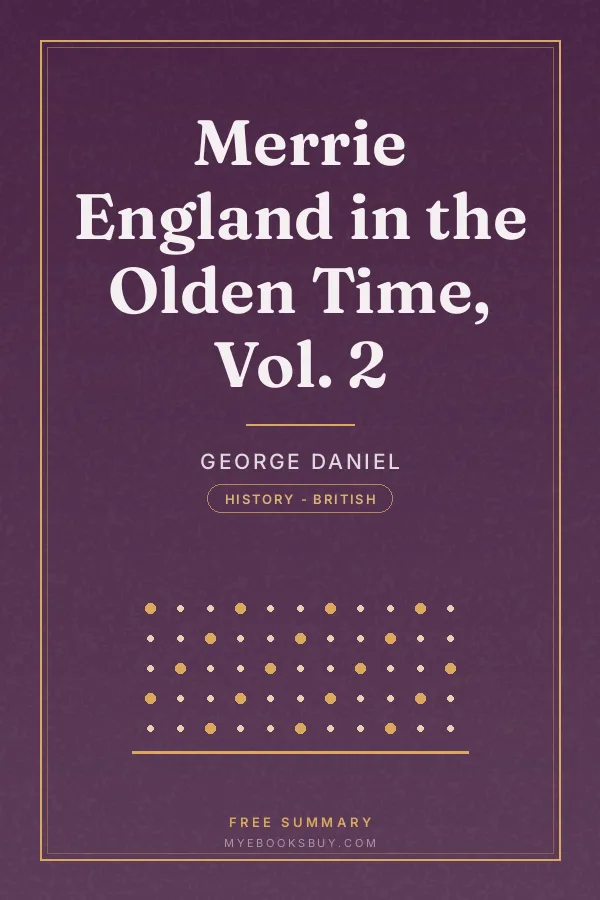 Cover of Merrie England in the Olden Time, Vol. 2