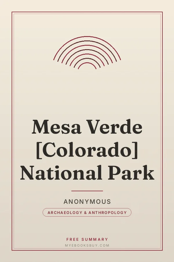 Cover of Mesa Verde [Colorado] National Park