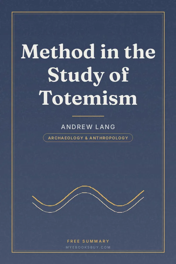Cover of Method in the Study of Totemism
