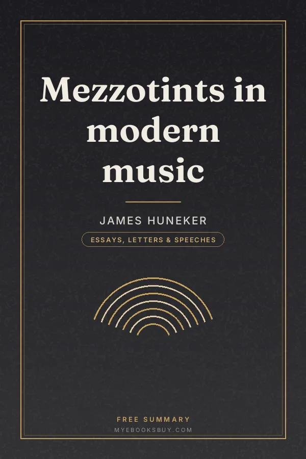 Cover of Mezzotints in modern music