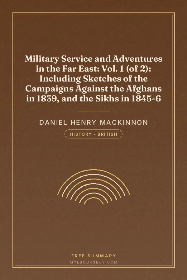 Cover of Military Service and Adventures in the Far East: Vol. 1 (of 2): Including Sketches of the Campaigns Against the Afghans in 1839, and the Sikhs in 1845-6