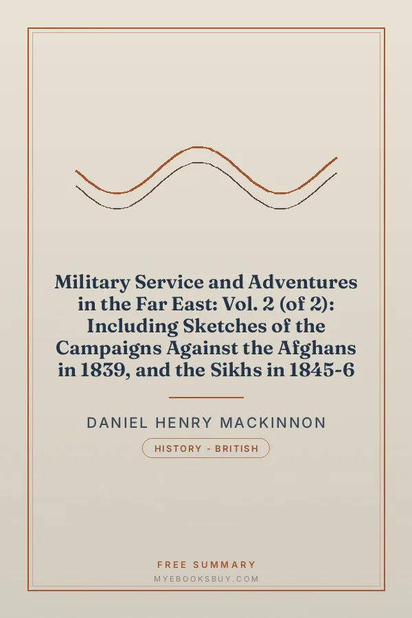 Cover of Military Service and Adventures in the Far East: Vol. 2 (of 2): Including Sketches of the Campaigns Against the Afghans in 1839, and the Sikhs in 1845-6