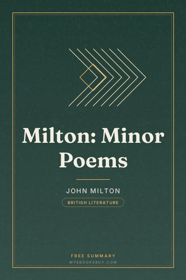 Cover of Milton: Minor Poems