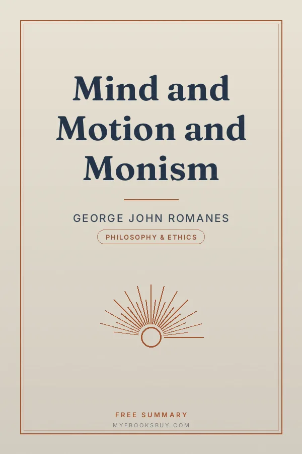 Cover of Mind and Motion and Monism