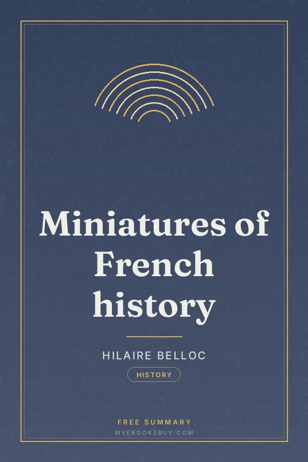 Cover of Miniatures of French history