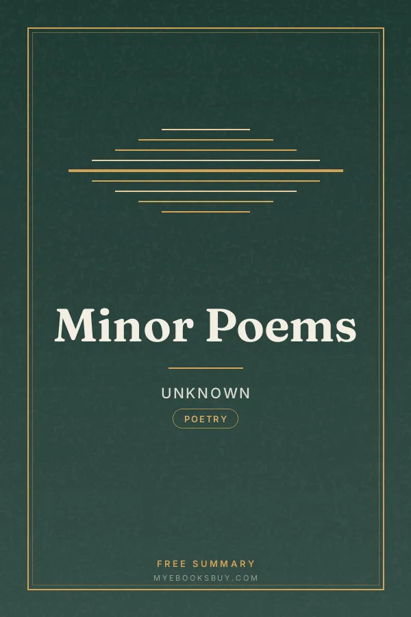 Cover of Minor Poems