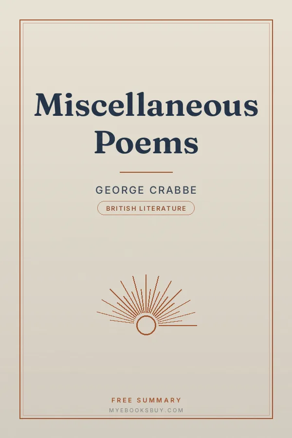 Cover of Miscellaneous Poems