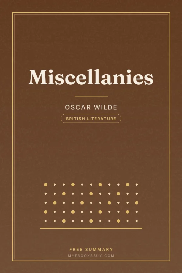 Cover of Miscellanies