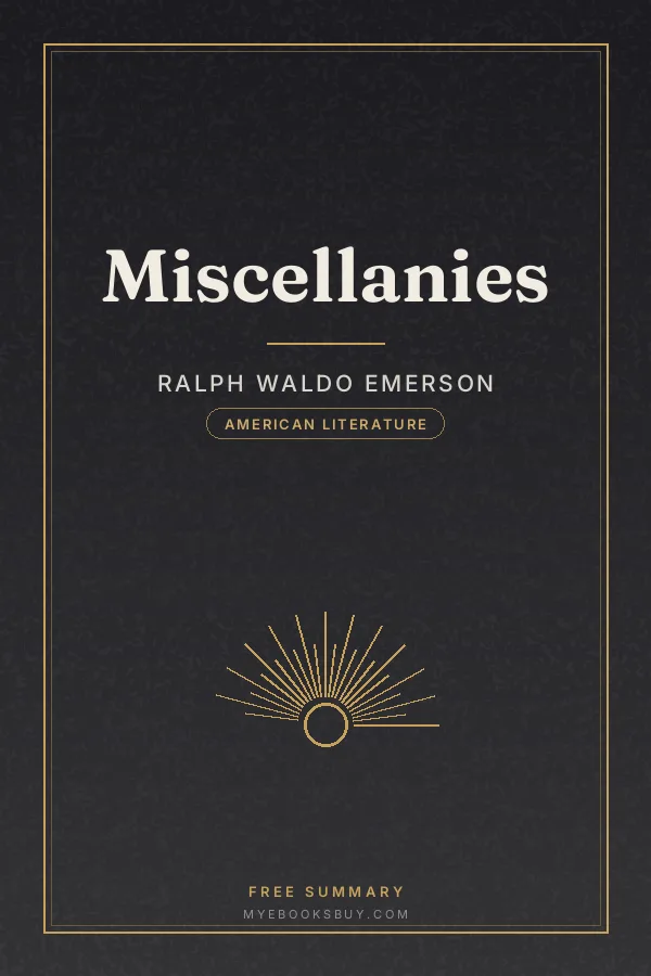 Cover of Miscellanies